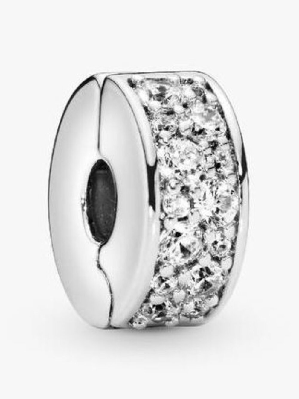 Clearance...NWOT Pandora Shining Elegance Clip Clear CZs